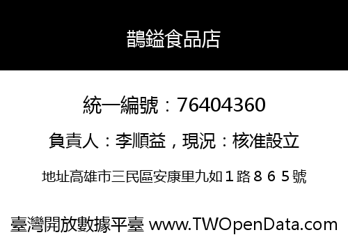 鵲鎰食品店