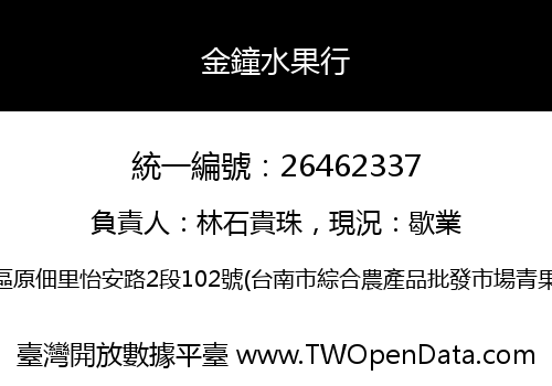 金鐘水果行