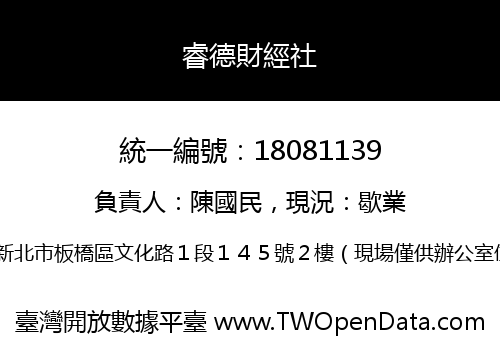 睿德財經社