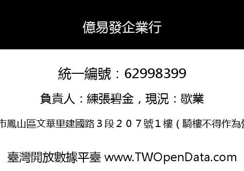億易發企業行