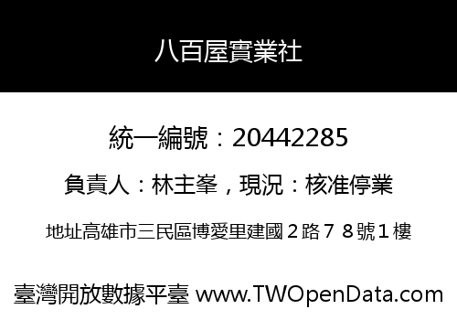 八百屋實業社