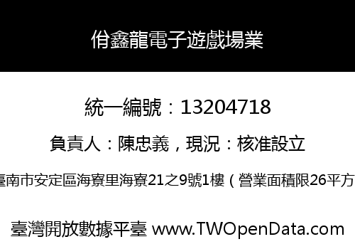佾鑫龍電子遊戲場業