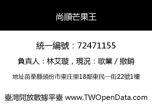 尚順芒果王