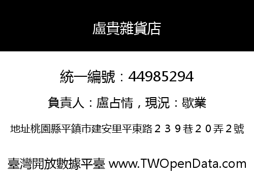 盧貴雜貨店