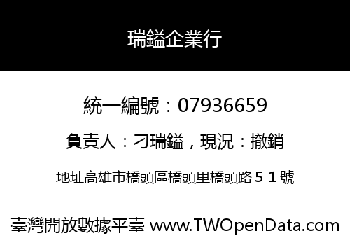 瑞鎰企業行