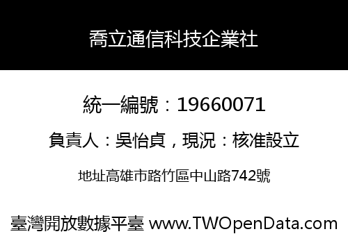 喬立通信科技企業社