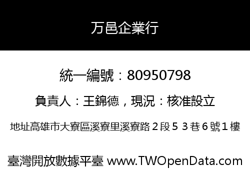 万邑企業行