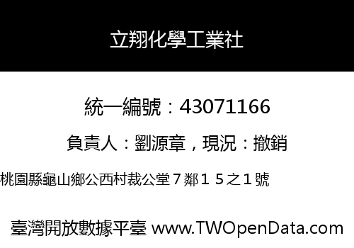 立翔化學工業社
