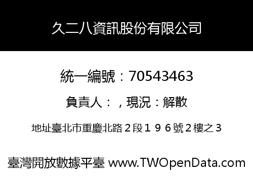 久二八資訊股份有限公司