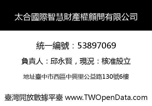 太合國際智慧財產權顧問有限公司
