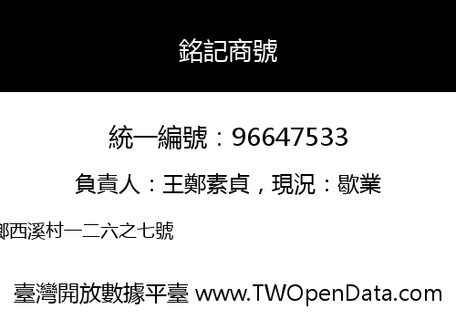 銘記商號