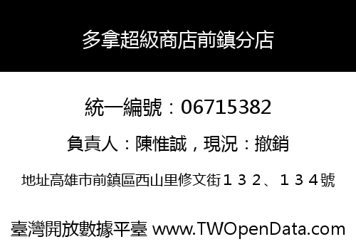 多拿超級商店前鎮分店