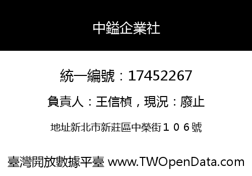 中鎰企業社