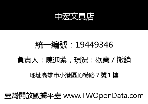 中宏文具店