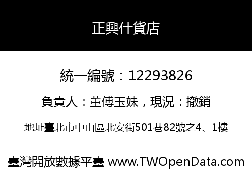 正興什貨店