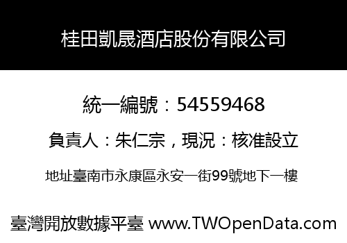桂田凱晟酒店股份有限公司