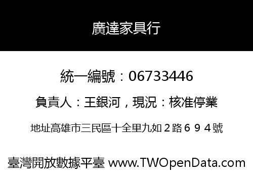 廣達家具行