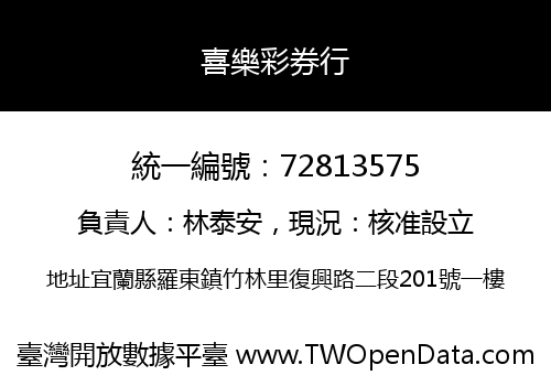 喜樂彩券行
