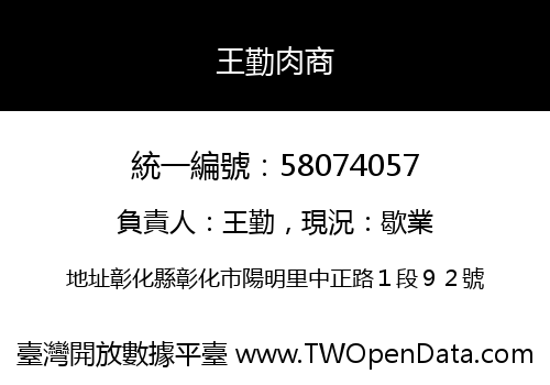 王勤肉商