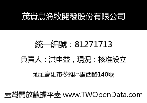 茂貴農漁牧開發股份有限公司