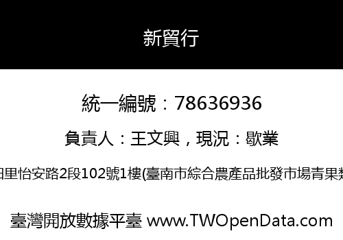 新貿行