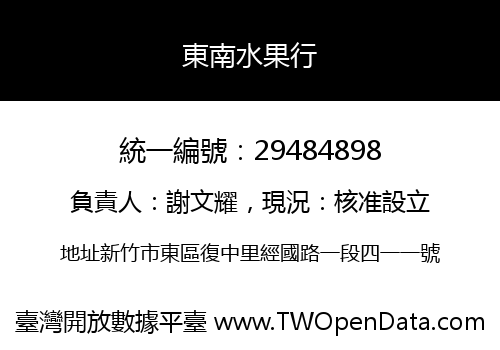 東南水果行