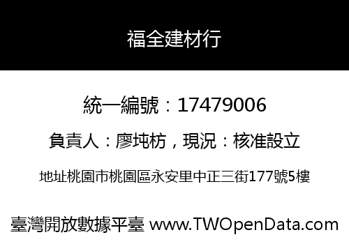 福全建材行