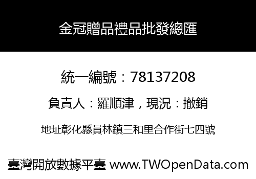 金冠贈品禮品批發總匯