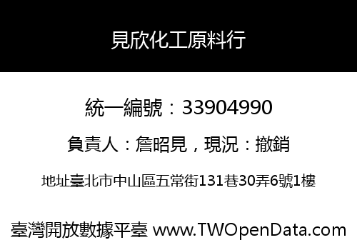 見欣化工原料行