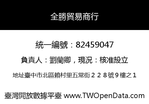 全勝貿易商行