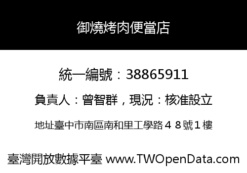 御燒烤肉便當店