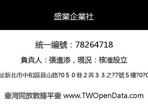 盛業企業社