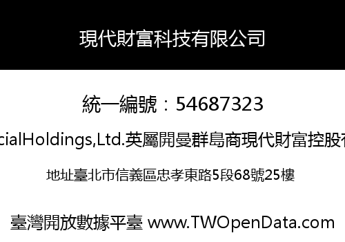 現代財富科技有限公司