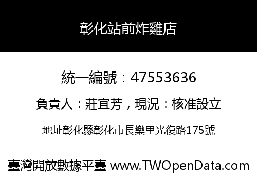 彰化站前炸雞店