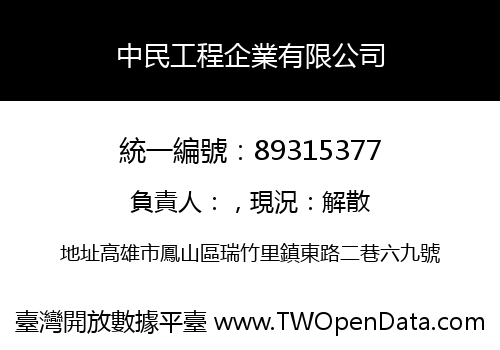 中民工程企業有限公司