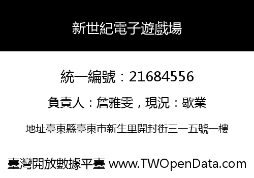 新世紀電子遊戲場