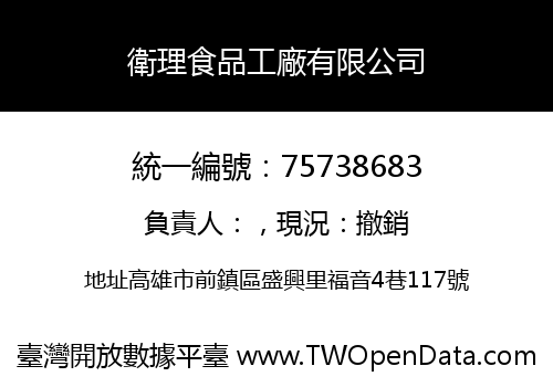 衛理食品工廠有限公司