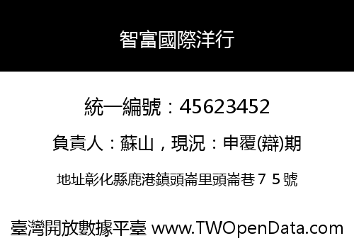智富國際洋行
