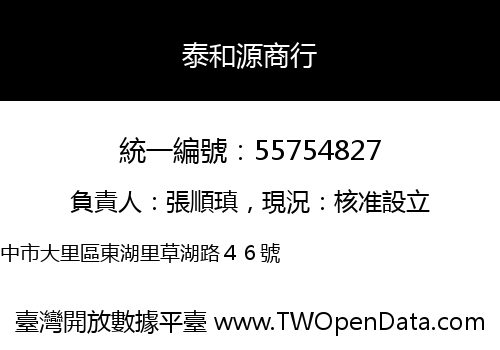 泰和源商行