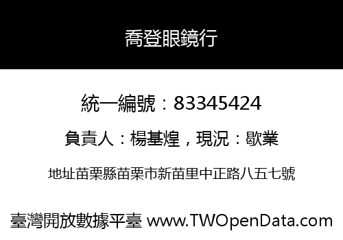喬登眼鏡行