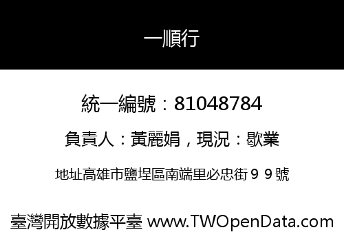 一順行