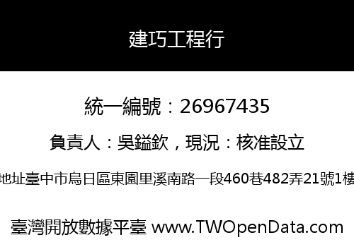 建巧工程行