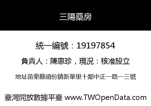 三陽藥房