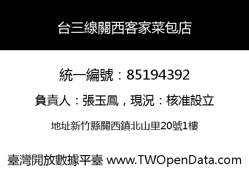 台三線關西客家菜包店