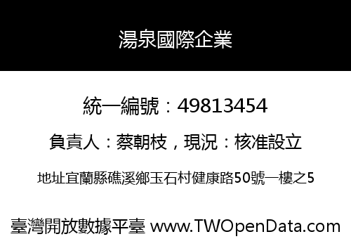 湯泉國際企業
