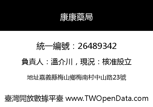 康康藥局