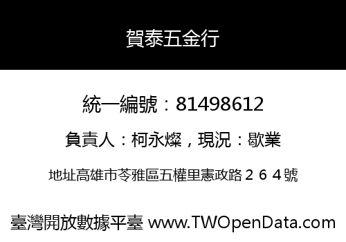 賀泰五金行
