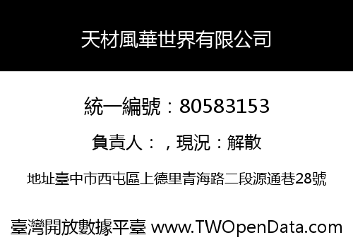天材風華世界有限公司