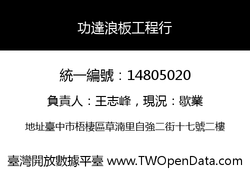 功達浪板工程行