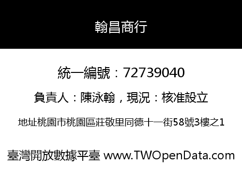 翰昌商行